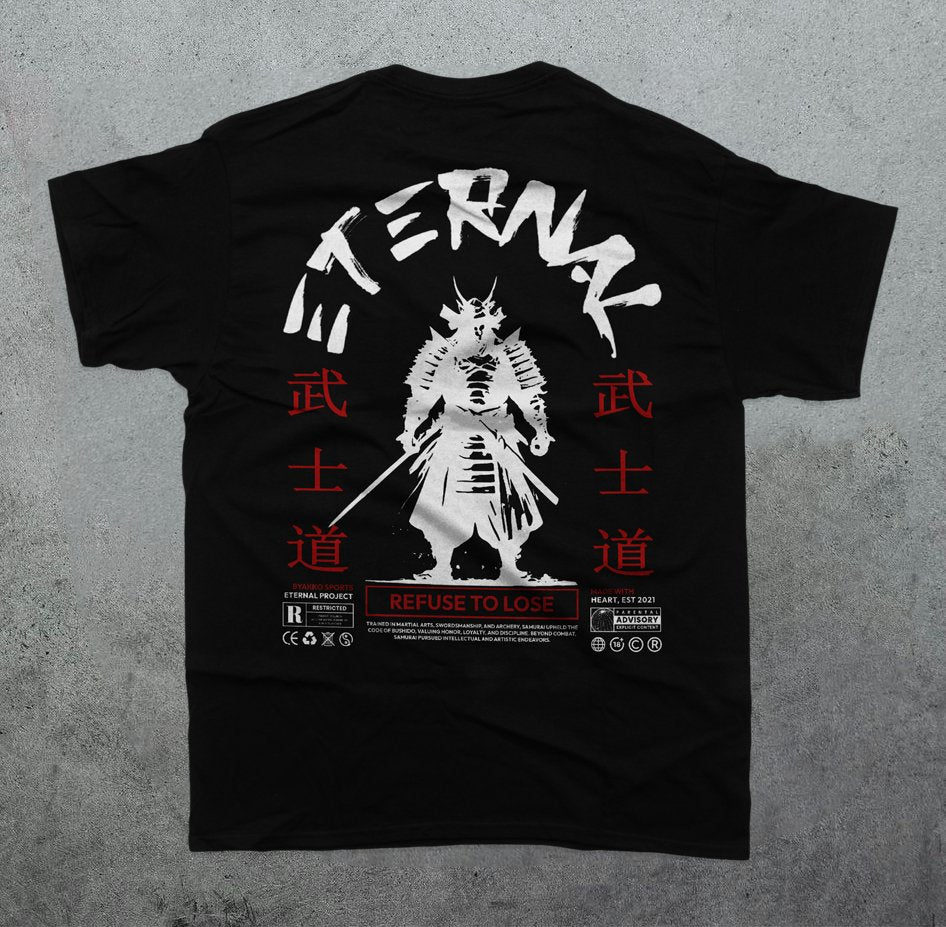 Eternal Warrior T - Shirt - Black - Byakko Sports