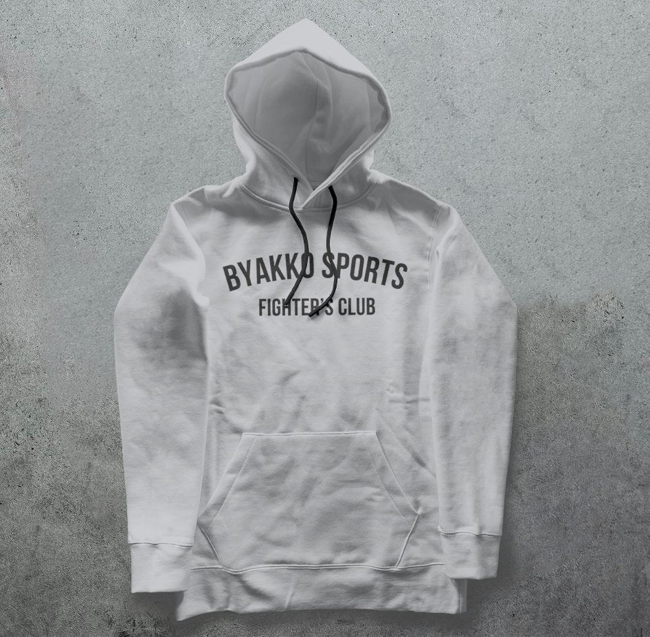 Fighter's Club Hoodie - Grey - Byakko Sports