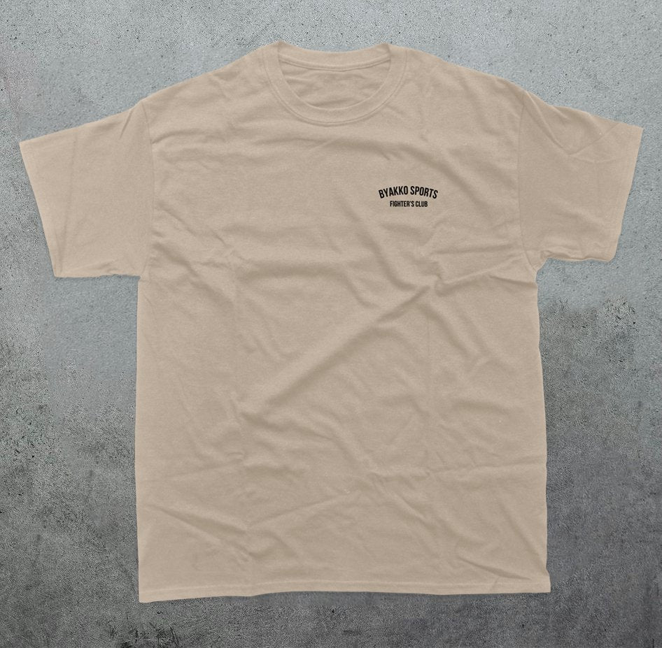 Fighter's Club T - Shirt - Cream - Byakko Sports