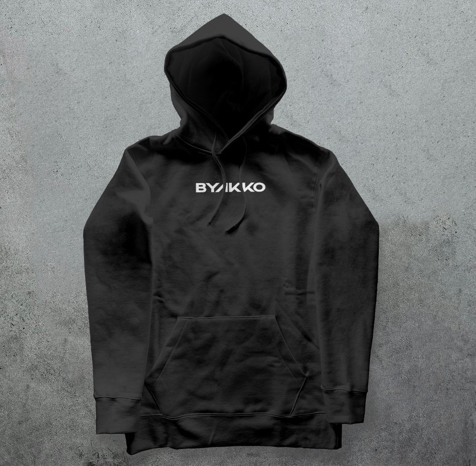 Text Hoodie - Black - Byakko Sports